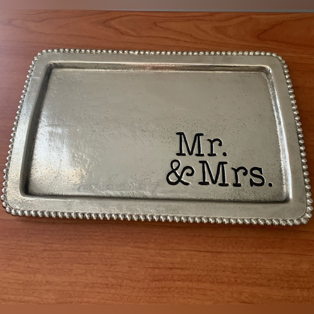 Mr. & Mrs. Trinket Tray